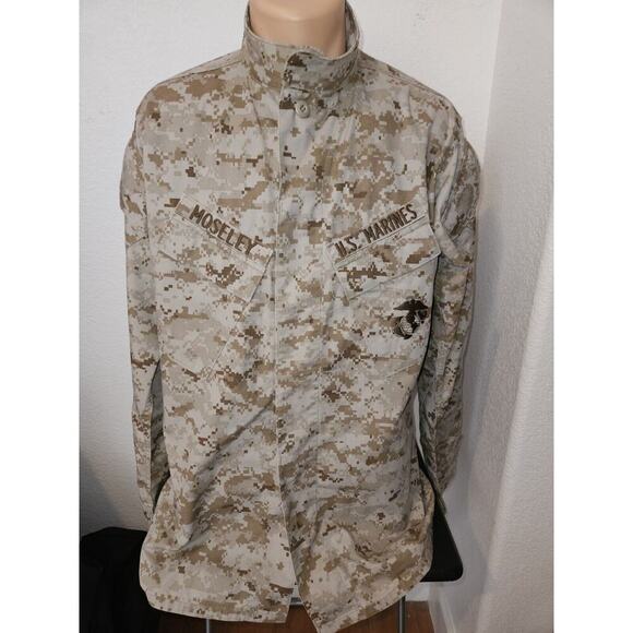 Dessert Marpat Set Med Long Marine Corps Digital Camo Military Shirt & Pants - Picture 2 of 15